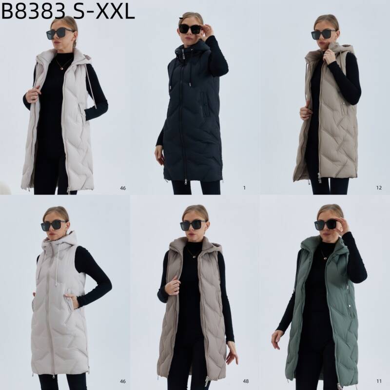 Kamizelka damskie Roz S-2XL, 1 Kolor Paczka 5 szt